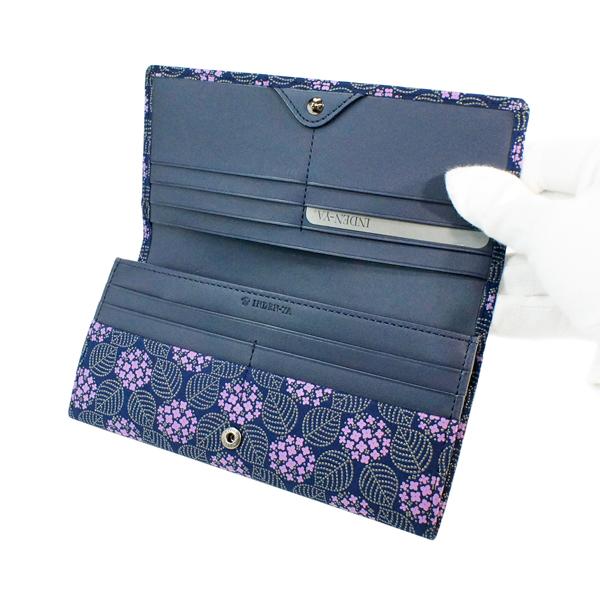 印傳屋（INDEN-YA） 印伝 甲州印伝 上原勇七 財布 長財布 印伝財布 束