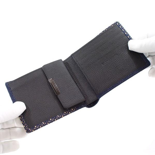 印傳屋（INDEN-YA） 印伝 甲州印伝 上原勇七 財布 二つ折り財布 印伝