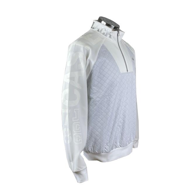 30%OFF カステルバジャック　CASTELBAJAC　ハーフジップトレーナー　裏起毛　ハイネック　防寒　7233370153-1　シロ_2