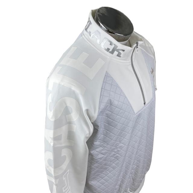 30%OFF カステルバジャック　CASTELBAJAC　ハーフジップトレーナー　裏起毛　ハイネック　防寒　7233370153-1　シロ_7
