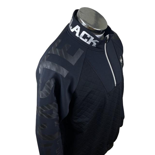 30%OFF カステルバジャック　CASTELBAJAC　ハーフジップトレーナー　裏起毛　ハイネック　防寒　7233370153-2　クロ_6
