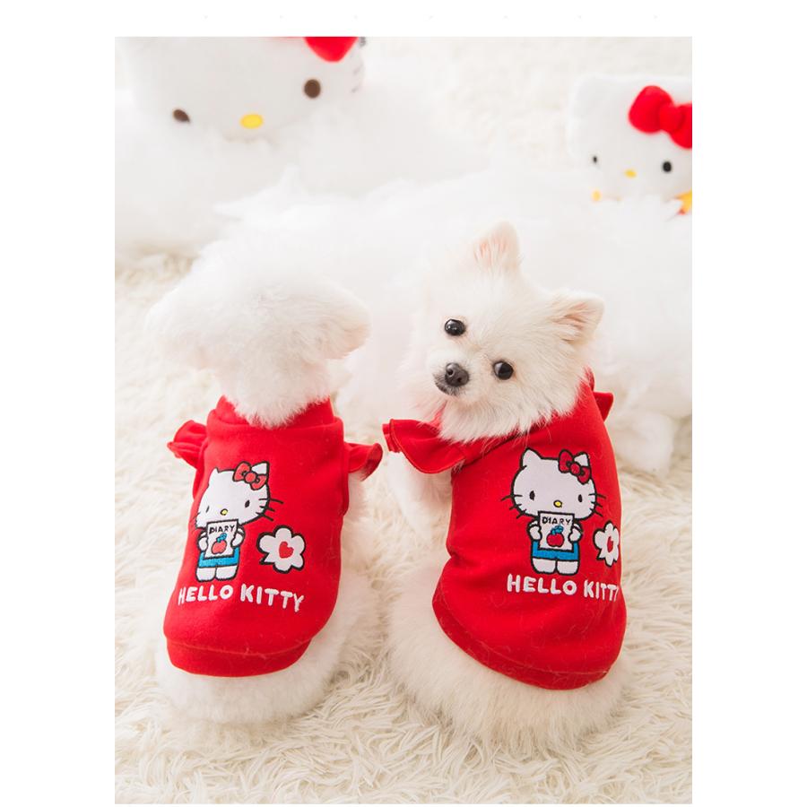 hello kitty 犬服 犬の服 犬 猫 猫服 猫の服 ペット服 かわいい ファッション 可愛い 冬用 おしゃれ 安い 秋冬 ドッグウエア