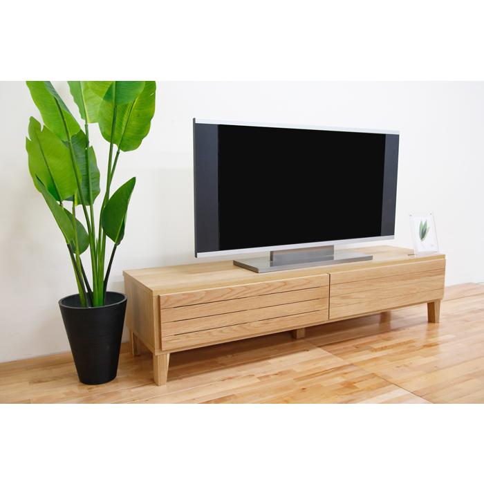 丸田木工 テレビ台 テレビボード 幅160cm ローボード ホワイトオーク