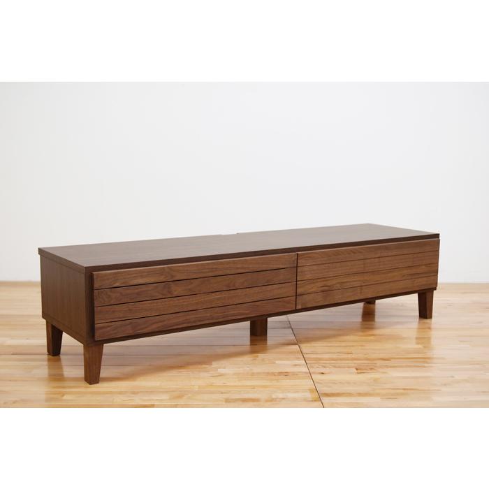 丸田木工 テレビ台 テレビボード 幅160cm ローボード ウォールナット