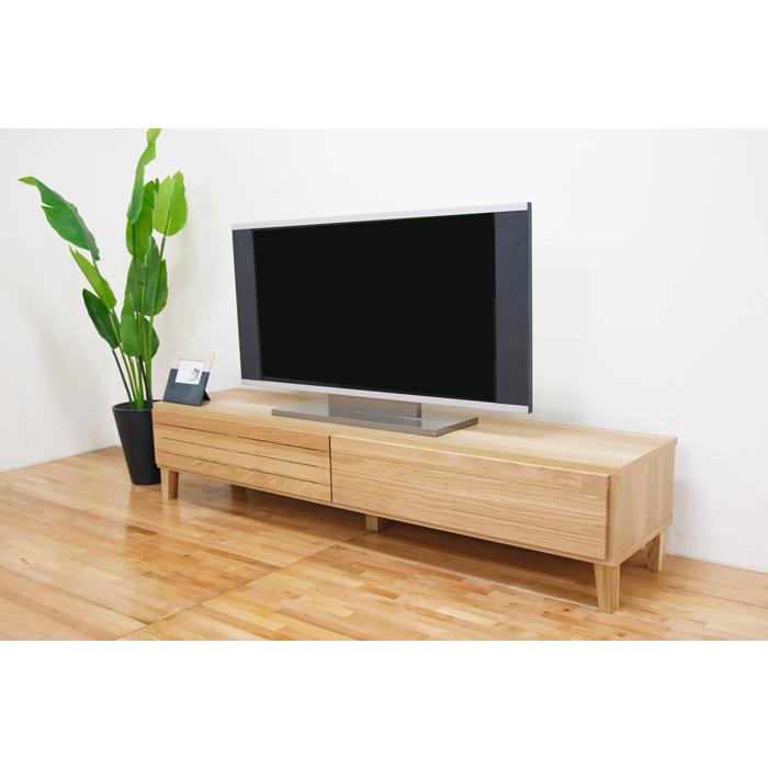 【美品】テレビボード テレビ台　木製 ナチュラル 堀田木工所 幅120.2cm テレビボード 木製 アルダー材 日本製