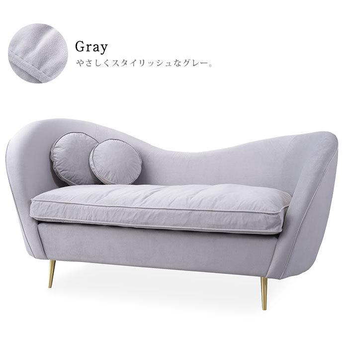 ベルベットソファ 2人掛けソファ 2P 布張り[k] est-222 [k] : MARUSYOU