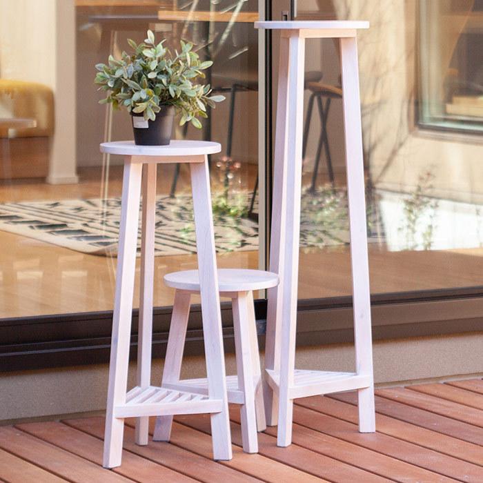 木製プランタースタンドL 高さ90cm プランターベース 花台 木製プランタースタンドL 高さ90cm プランターベース 花台