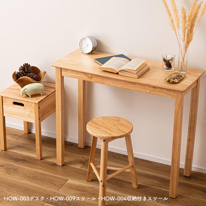 木製スリムデスク 奥行37cm 幅90cm 省スペース コンパクト[ld
