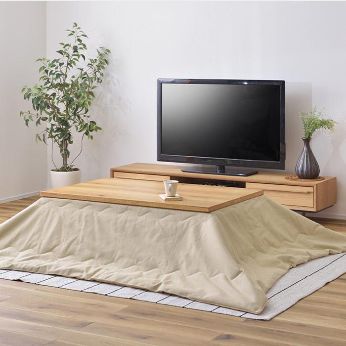 120×80cm天板対応 こたつ布団 正方形230cm×190cm 撥水加工 無地 コットン 帆布風 綿 汚れにくい グレー カーキ ベージュ 薄掛け 省スペース おしゃれ シンプル ナチュラル 北欧 ヴィンテージ風 男前[ld] 120×80cm天板対応 こたつ布団 正方形230cm×190cm 撥水加工 無地