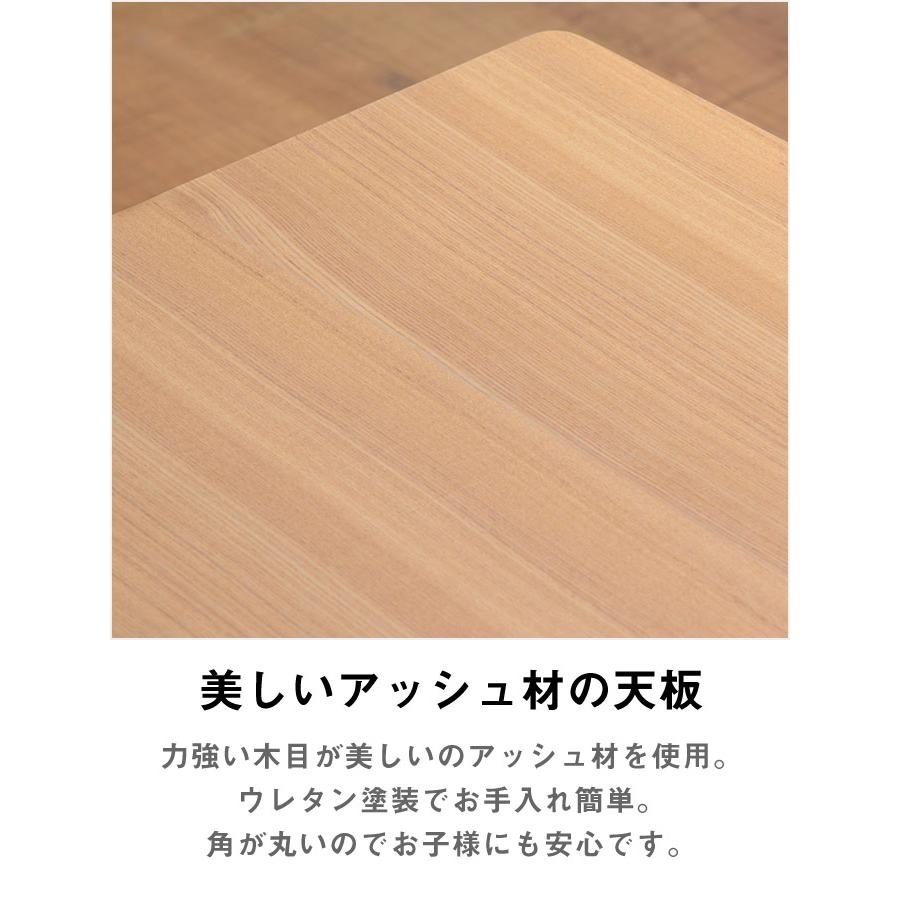 木製ローテーブル 幅100cm 高さ40cm センターテーブル リビングテーブル 机 krm-100 [d]_2
