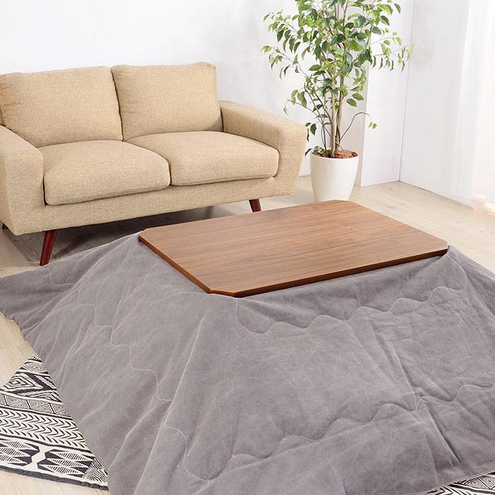 木製コタツテーブル 長方形 幅90cm奥行60cm こたつテーブル ロー