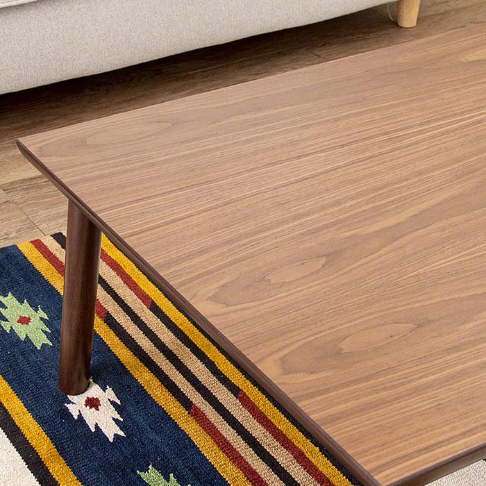 コタツテーブル 長方形 幅105cm 奥行75cm 木製こたつ カーボンフラット