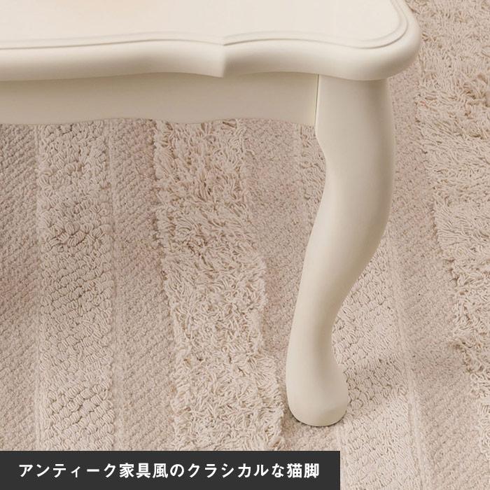 猫脚こたつテーブル 正方形 70×70cm 木製 コタツ[d]｜marusyou｜08