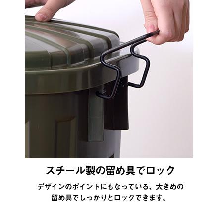 お得な4個セット ペール缶 ゴミ箱 ダストボックス 60L 日本製[ld