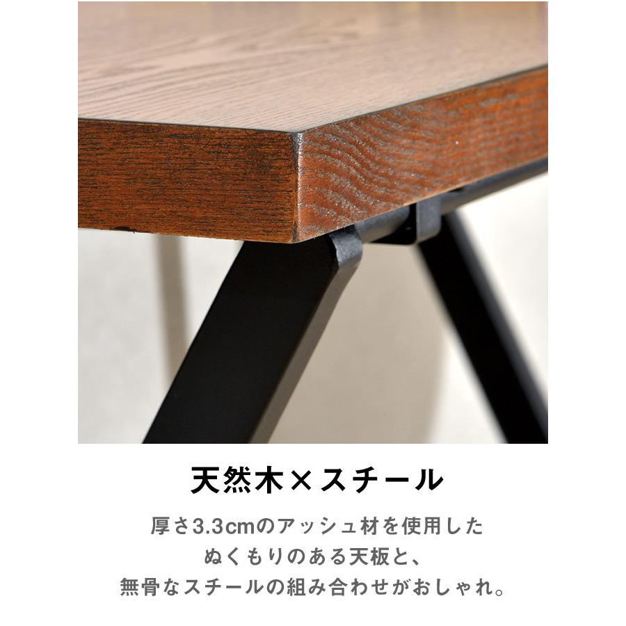 木製折りたたみデスク ヴィンテージ風 幅90cm 奥行40cm 折り畳み