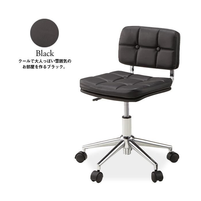 デスクチェア コンパクト ソフトレザー キャスター付き rkc-301 [ld