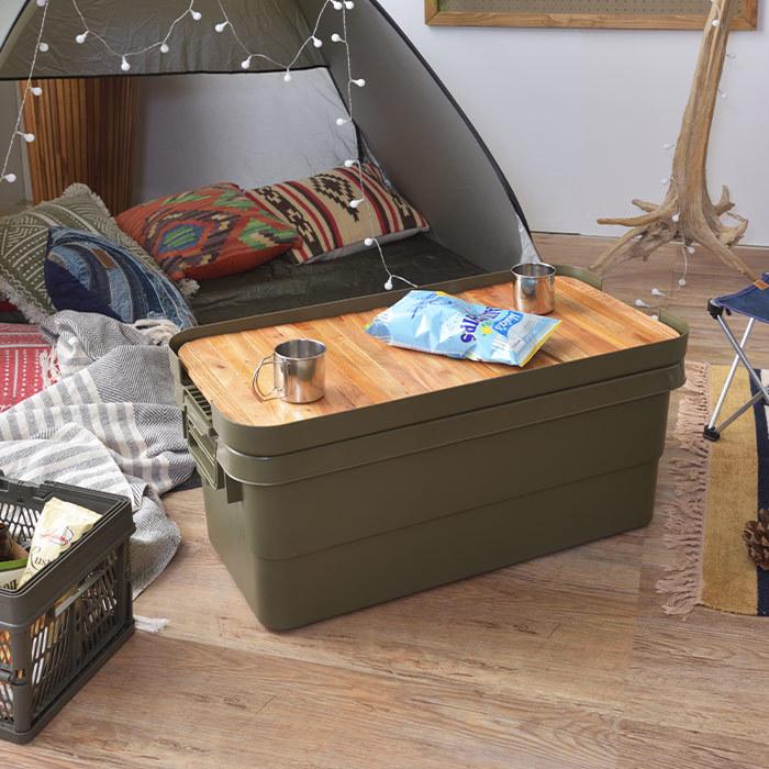 オールドキリムトランクテーブルBOX　幾何学模様 トランクスタイル収納ボックス オールドキリムトランクテーブルBOX 幾何学模様 トランクスタイル収納