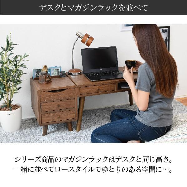 デスク ロータイプ 幅65 奥行40 パソコンデスク ローデスク 引き出し付き 収納 ミニデスク コンパクト シンプル 脚付き 木目 木製 一人暮らし ワンルーム｜marusyou｜14