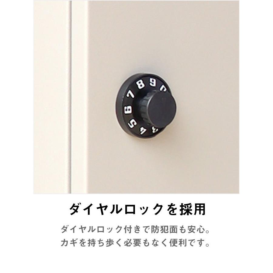 壁掛けポスト ダイヤルロック ダイヤル式 郵便ポスト 郵便受け ガルバ