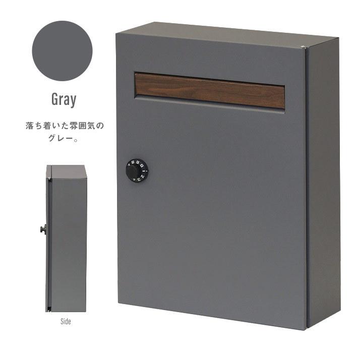 壁掛けポスト ダイヤルロック ダイヤル式 郵便ポスト 郵便受け ガルバ