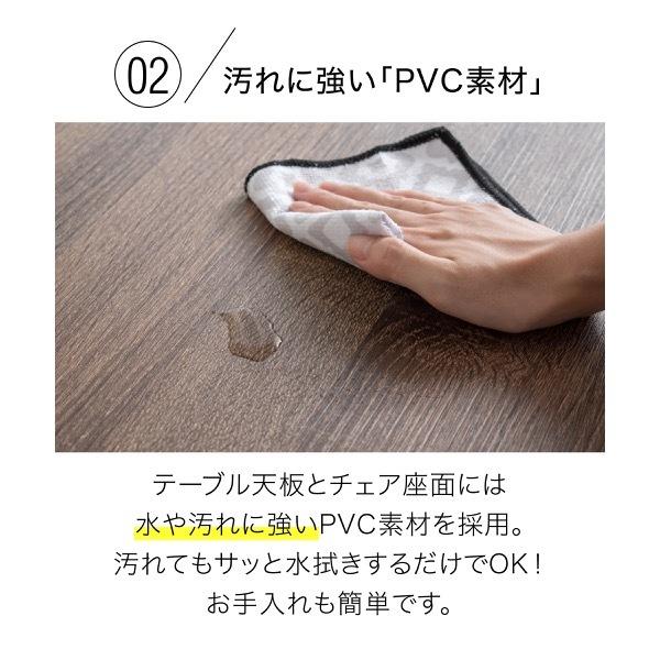 開店記念セール！！ 折りたたみ可能なダイニングセット 折りたたみ ダイニングテーブルセット 3点セット おしゃれ 安い