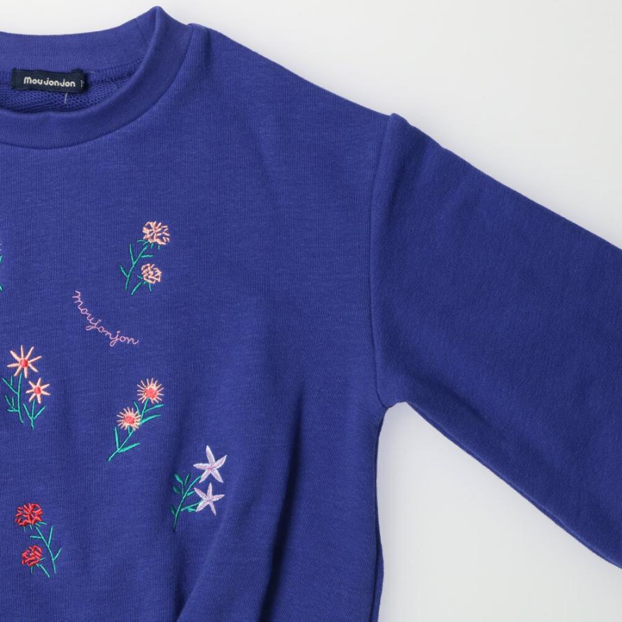 再値下げ 50 Off価格子供服moujonjon ムージョンジョン 日本製のびのび裏毛花刺繍トレーナー 80cm 140cm M M メーカー直営 こどもの森e Shop 通販 Yahoo ショッピング