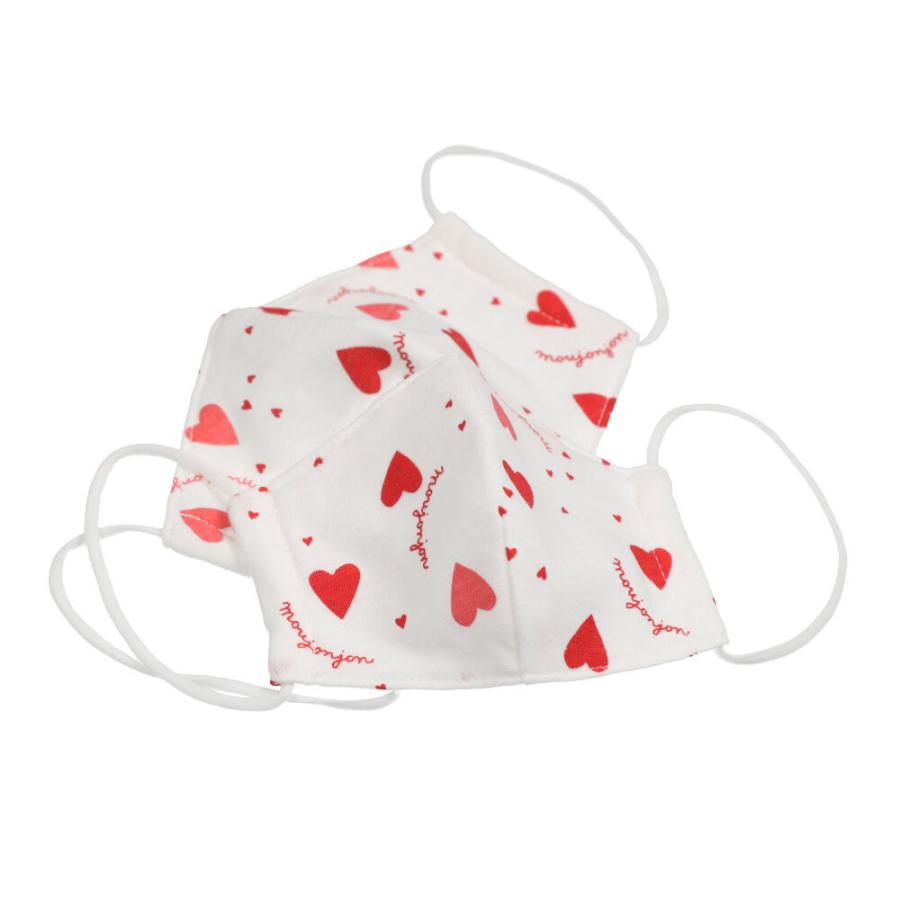 キッズ Moujonjon ムージョンジョン 日本製ハート さくらんぼ 花柄マスク Ss M M632 メーカー直営 こどもの森e Shop 通販 Yahoo ショッピング
