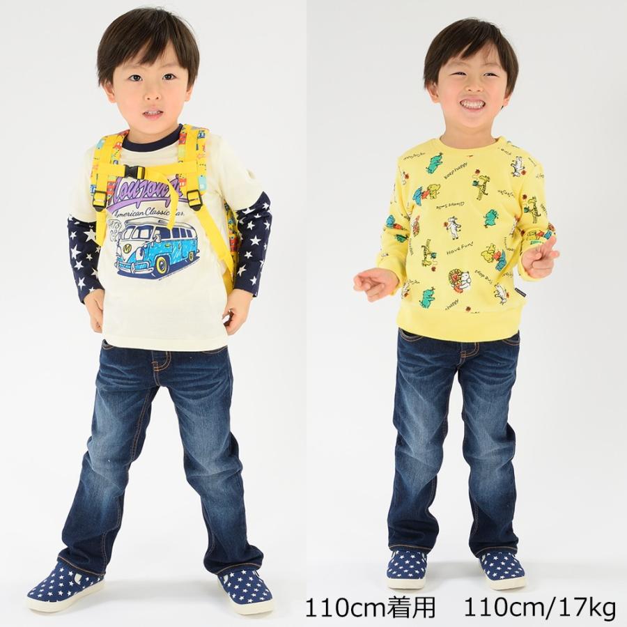 キッズ 子供服 Moujonjon ムージョンジョン パウダーストレッチデニムストレートパンツ 80cm 140cm M M メーカー直営 こどもの森e Shop 通販 Yahoo ショッピング