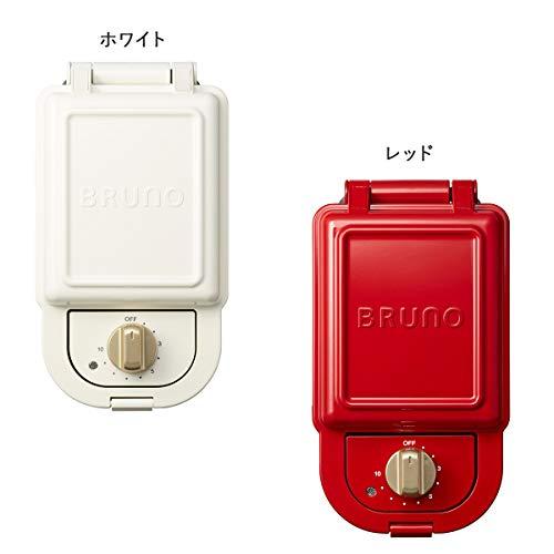 ブルーノ BRUNO ホットサンドメーカー 耳まで焼ける 電気 シングル レッド BOE043-RD｜marutaka-shouten｜03