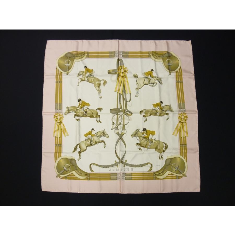 HERMES 【中古】美品 エルメス カレ90 JUMPING(乗馬・馬場馬術 HERMES 【中古】美品 エルメス カレ90 JUMPING(乗馬・馬場馬術