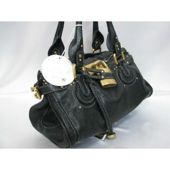 Chloe 【中古】美品 クロエ パディントン 7ESA02 ブラック Chloe 【中古】美品 クロエ パディントン 7ESA02 ブラック