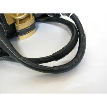 Chloe 【中古】美品 クロエ パディントン 7ESA02 ブラック カーフ 