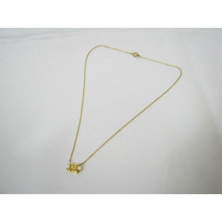 Dior パール付きネックレス　正規品 国内直営即発】DIOR☆PETIT CD ネックレス パール付き (Dior