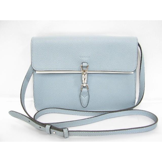 GUCCI 【中古】未使用 グッチ ジャッキーソフト レザーショルダー  