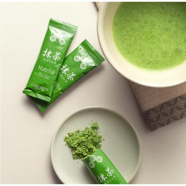 ちきりや 抹茶スティック2本＆ミニシェイカーセット KYOTO Chikiriya