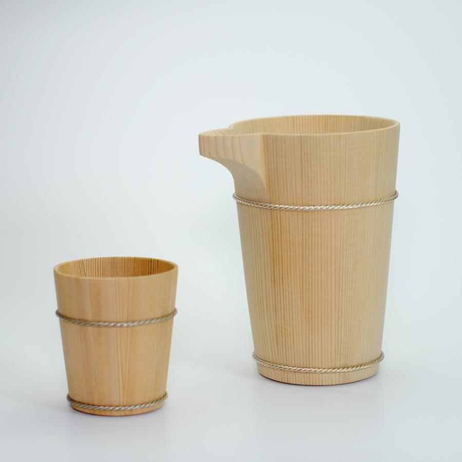 桶屋近藤 京指物 吉野杉 片口酒器_2