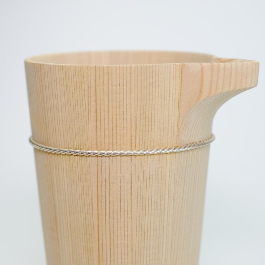 桶屋近藤 京指物 吉野杉 片口酒器_3