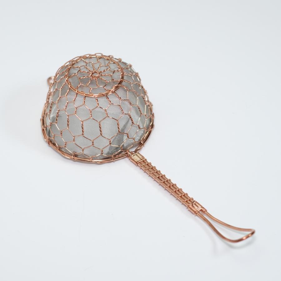 辻和金網 銅製 茶こし 小サイズ : 京都アンテナショップ 丸竹夷 - 通販