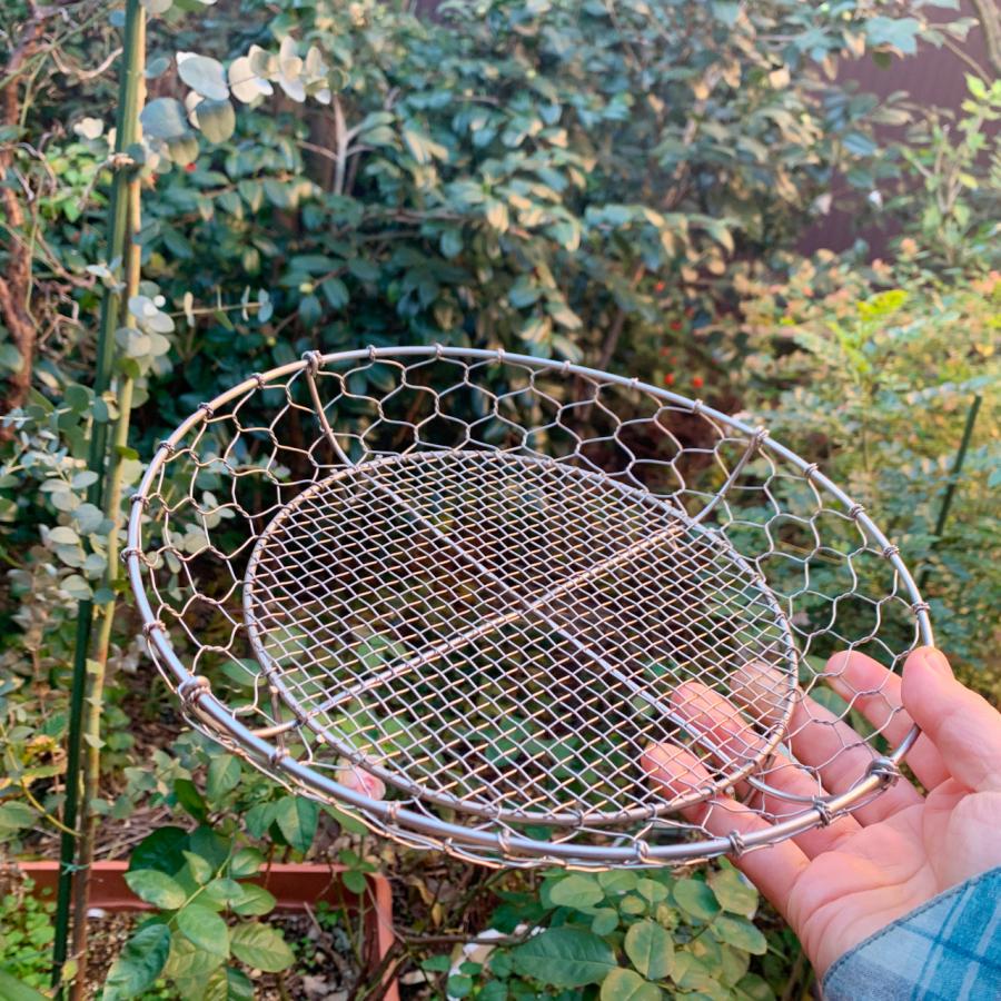 鳥井金網工芸 ステンレス製バスケット（直径27cm）｜marutakeebisu｜02