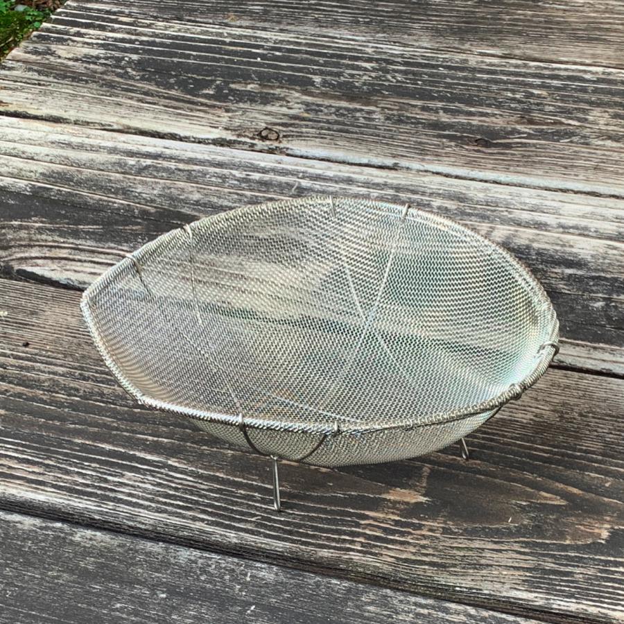 鳥井金網工芸 ステンレス製 脚付き亀ザル : 京都アンテナ