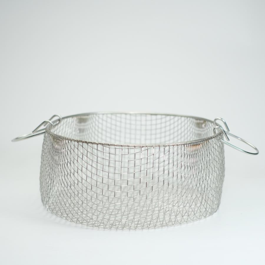 鳥井金網工芸 ステンレス製 丸カゴ(直径20cm) : 京都アンテナ 鳥井金網工芸 ステンレス製 丸カゴ(直径20cm) : 京都アンテナ