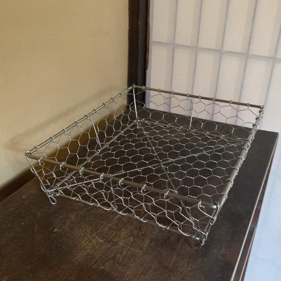 鳥井金網工芸 ステンレス製 手編み万能かご 水切りかご : 京都