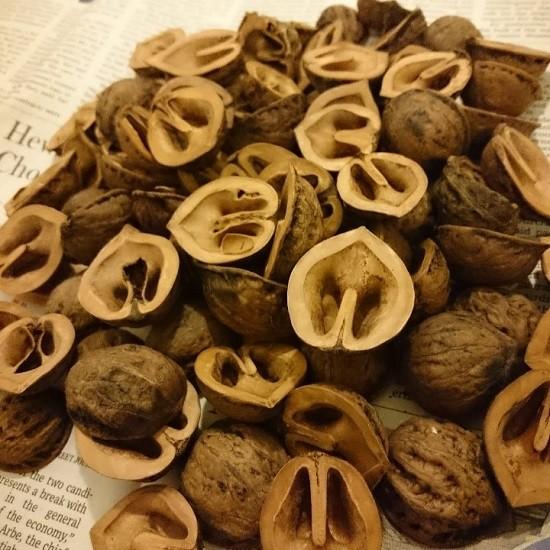 くるみの殻 くるから 国産無農薬 煮沸洗浄済み 1kg 3リットル くるみの殻 くるから 国産無農薬 煮沸洗浄済み 1kg 3リットル