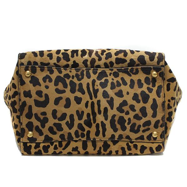 PRADA（プラダ） 希少 ハラコ レオパード ハンドバッグ ショルダー