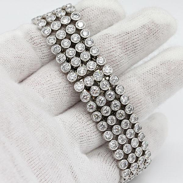 豪華 ハリーウィンストン HARRY WINSTON シグネチャー 純正ダイヤ Pt