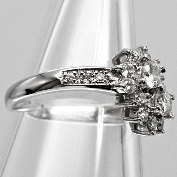 【未使用】タサキ　TASAKI　ダイヤモンドリング　Pt１０００プラチナ sb23-1215-7-1.jpg