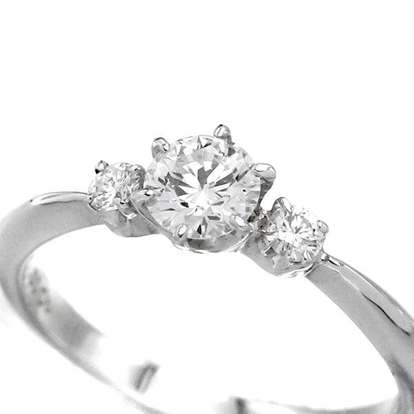 MIKIMOTO（ミキモト） プラチナ ダイヤモンド リング 7号 D0.30ct/0.08