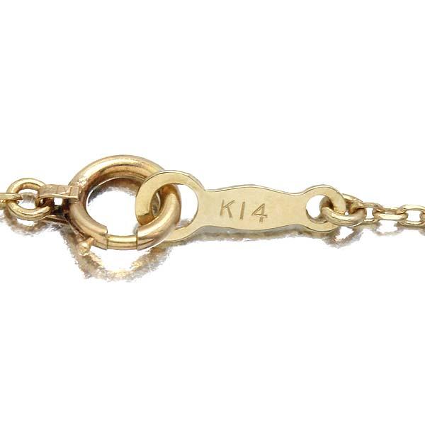 ミキモト MIKIMOTO パール K14YG ネックレス 44cm レディース 女性