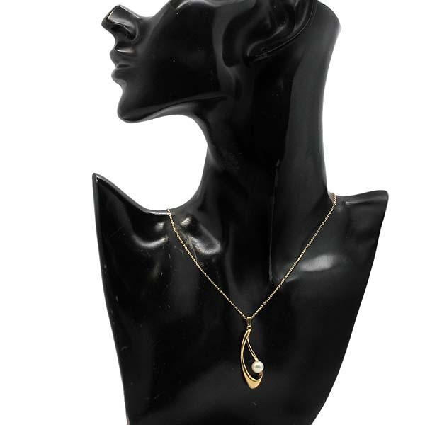 MIKIMOTOネックレス ミキモト MIKIMOTO ﾈｯｸﾚｽ シルバー K18WG アクセサリー | 中古ブランド