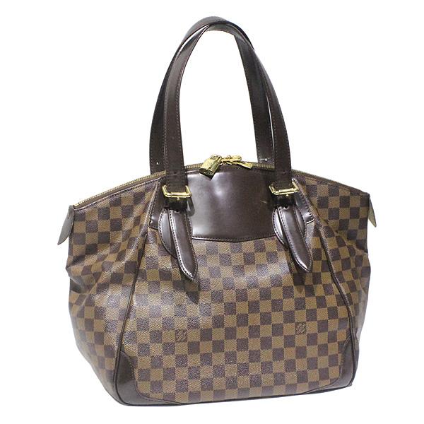 【美品】ルイヴィトン　ダミエ　エベヌ　ヴェローナMM ショルダーバッグ　茶 ヴェローナ ルイ・ヴィトン LOUIS VUITTON ダミエ ヴェローナGM